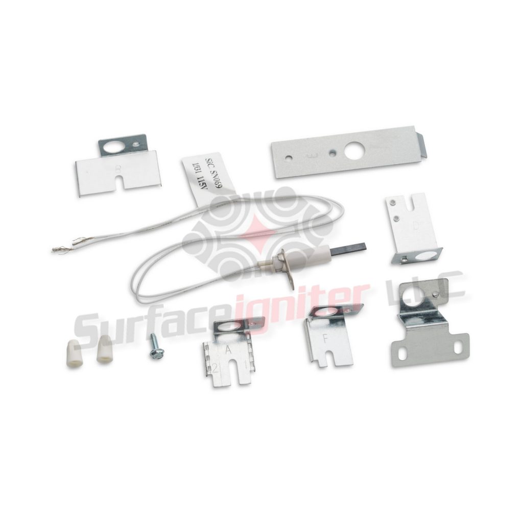 21D64-2 Hot Surface Ignitor Replacement Kit - Silicon Nitride Round Igniter For Furnace, Universal Fit - View #7
